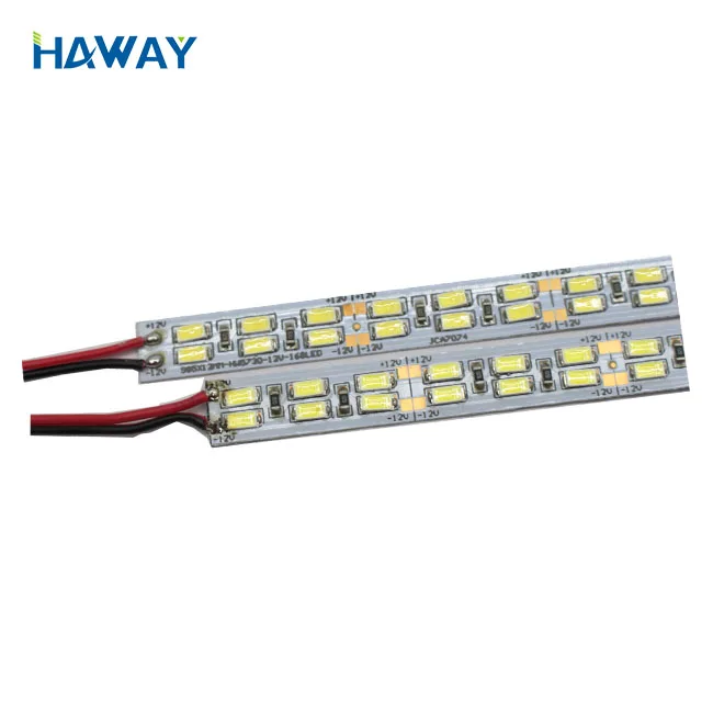 2019 new popular   5630  Double row 168leds/m 6500K   super brightness LED Rigid Bar Strips