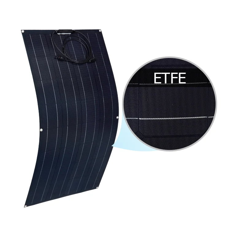 

Wholesale Custom Portable ETFE 100W Semi Flexible Solar Panel