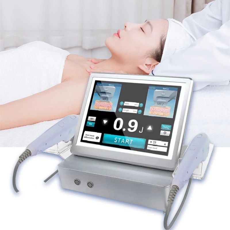 

New Arrival Portable 7d Ultrasonic Face Lifting Winkle Removal 7 Cartridges 7d Machine Body And Face Slimming Machine For Salon