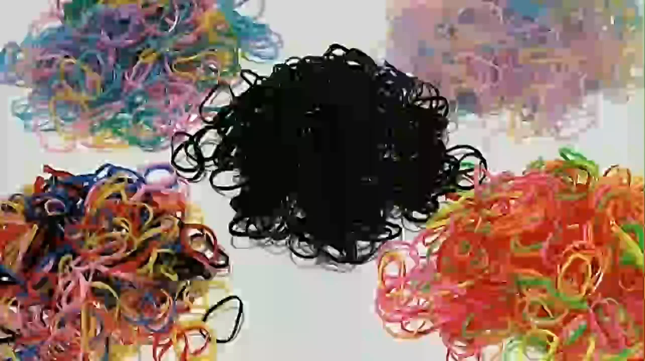 Solid Color Tpu Hair Elastic Rubber Bands For Kid Buy Hair Elastic