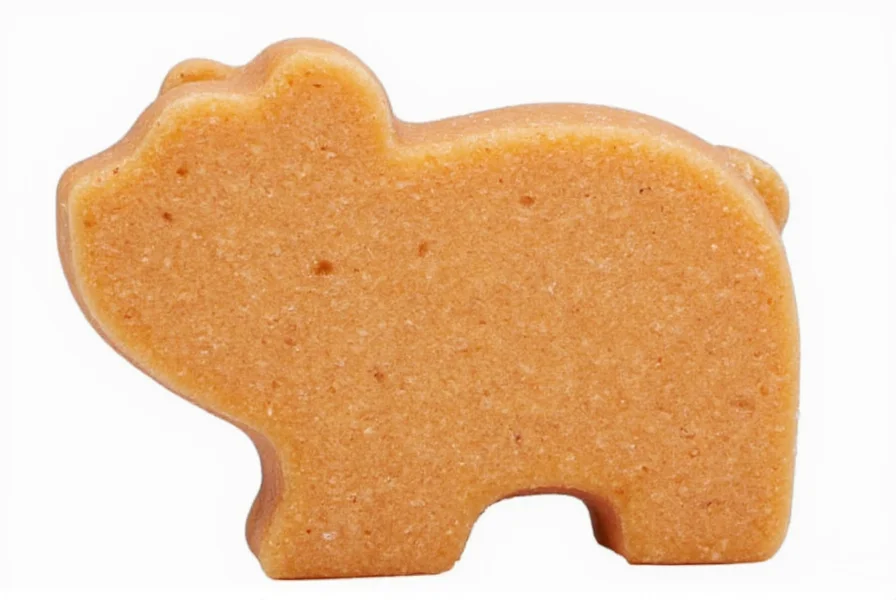 Ginger bear gummy candies displayed alongside fresh ginger root and other spice ingredients