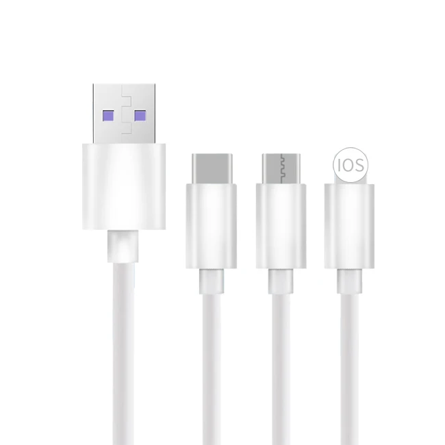 

New trending free sample oem logo 3A Data transfer fast charging cable for iphone, White