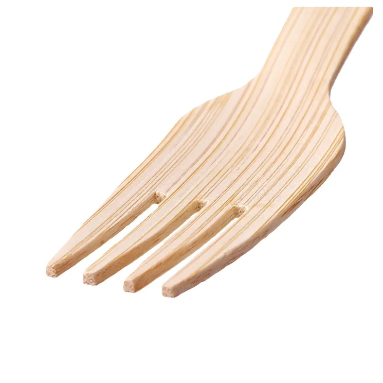 

Factory Direct Sale Food Grade Bamboo Spoon 100% Natural Bamboo Craft Eco Friendly Disposable Biodegradable Bamboo Fork