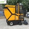 High working efficiency street brush sweeper/high pressure cleaner