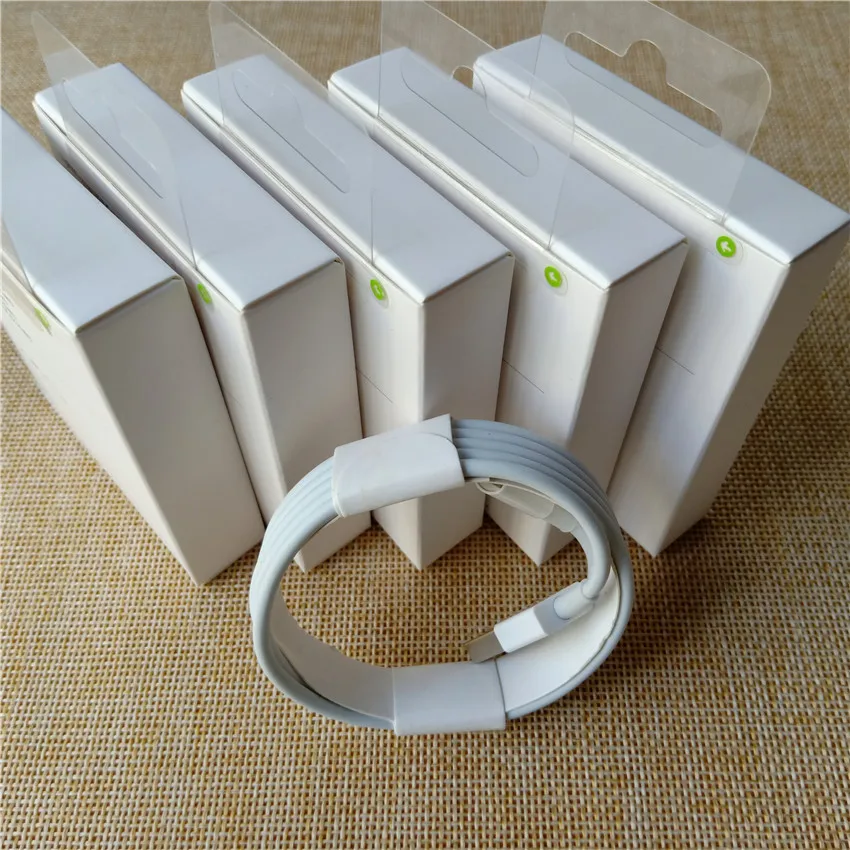 

Free shipping with box High-quality 1m 3ft foxconn cable for iPhone usb cable,for iPhone 7 8 xs max charger cable, White