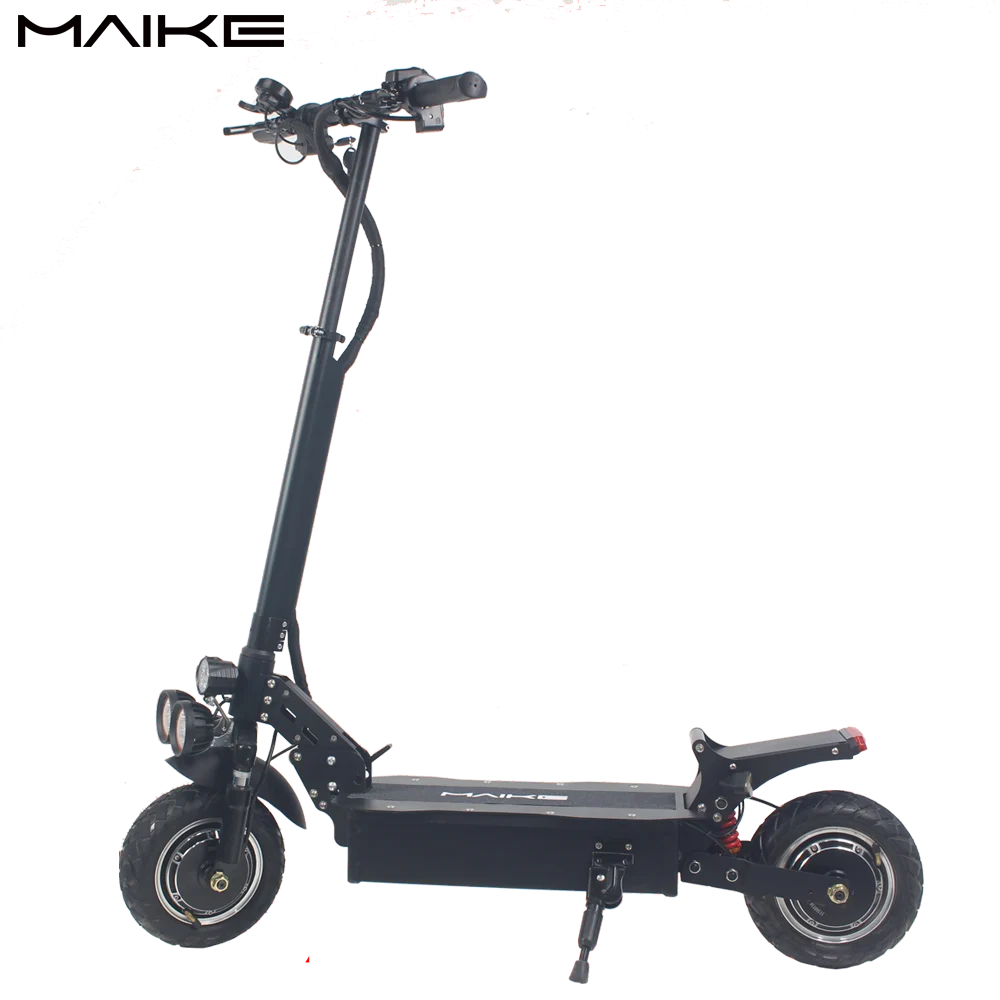 

MAIKE 2021 latest new model MK6 2000W dual motors off road tires adult electric scooter with removable seat