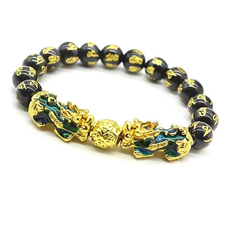 

Wholesale Lucky charm luck fortune natural feng shui bracelet for men and women