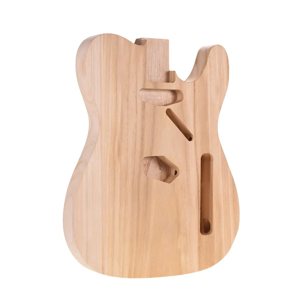 

Muslady TL-T02 Unfinished Electric Guitar Body Sycamore Wood Blank Guitar Barrel for TELE Style Electric Guitars DIY Parts