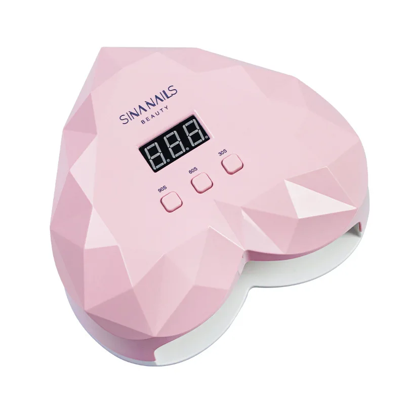 

Professional Wholesale 24w Led Pink Suv Uv Heart Nail Lamp Dryer Mimi Nail Machine Curing Gel Polish Custom Logo