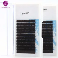 

Hot selling private label volume eyelash extension wholesale colored box available russian volume eyelash extension
