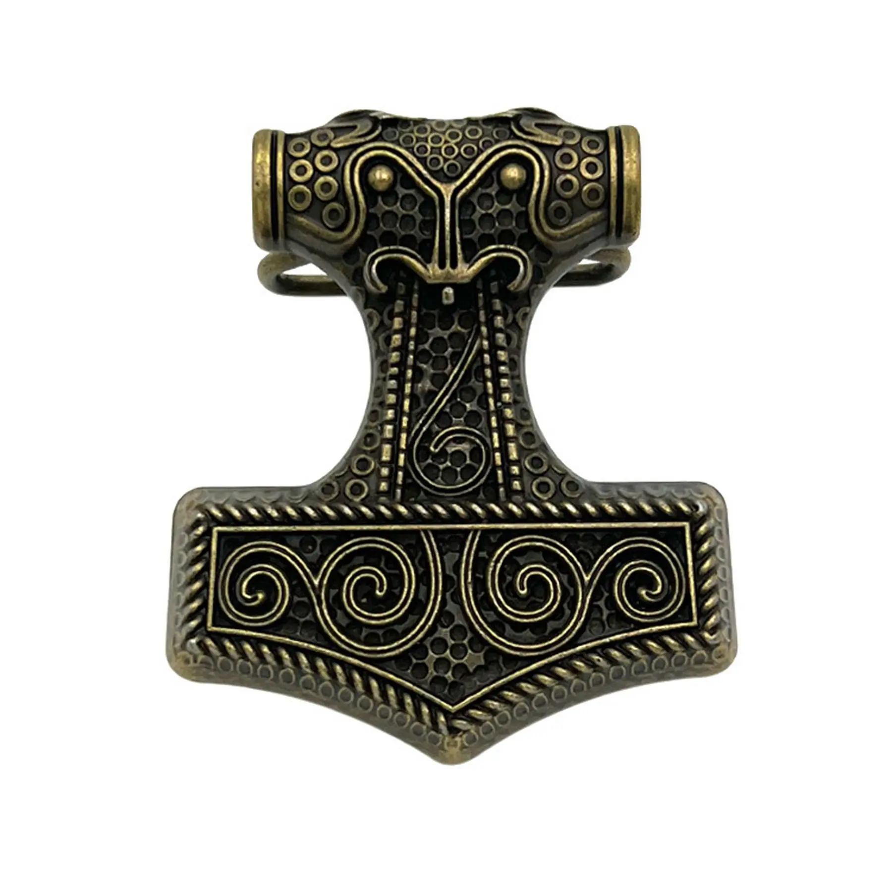 

Vintage Nordic Viking Odin Thor Hammer Belt Buckle Western Denim For Men Accessories