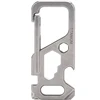 Titanium Multi Survival Tool Carabiner Folding keychain Bottle Opener Multi Function for Outdoor Camping