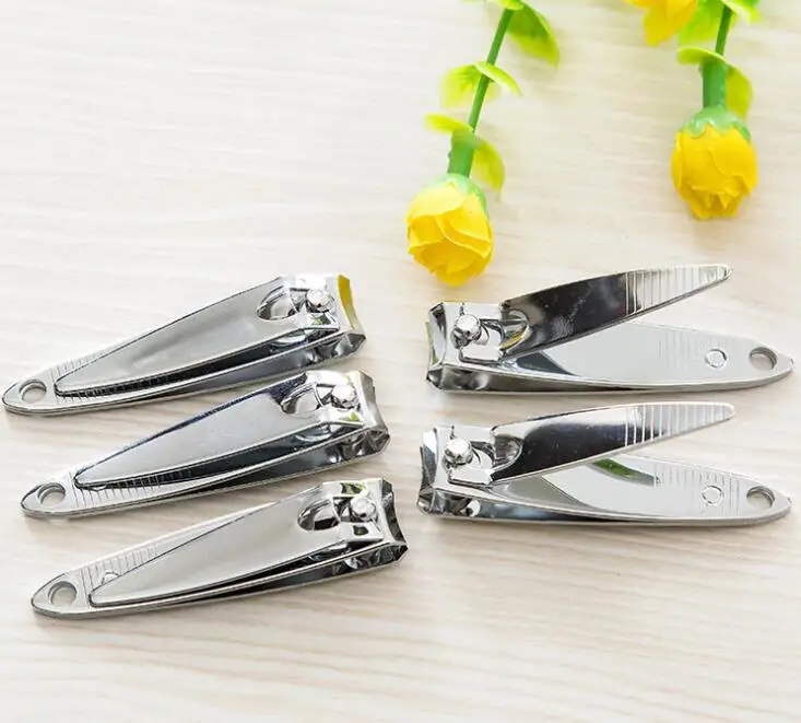 

Stainless Steel Nail Clipper Cutter Trimmer Manicure Pedicure Care Scissors for promotion, Silver