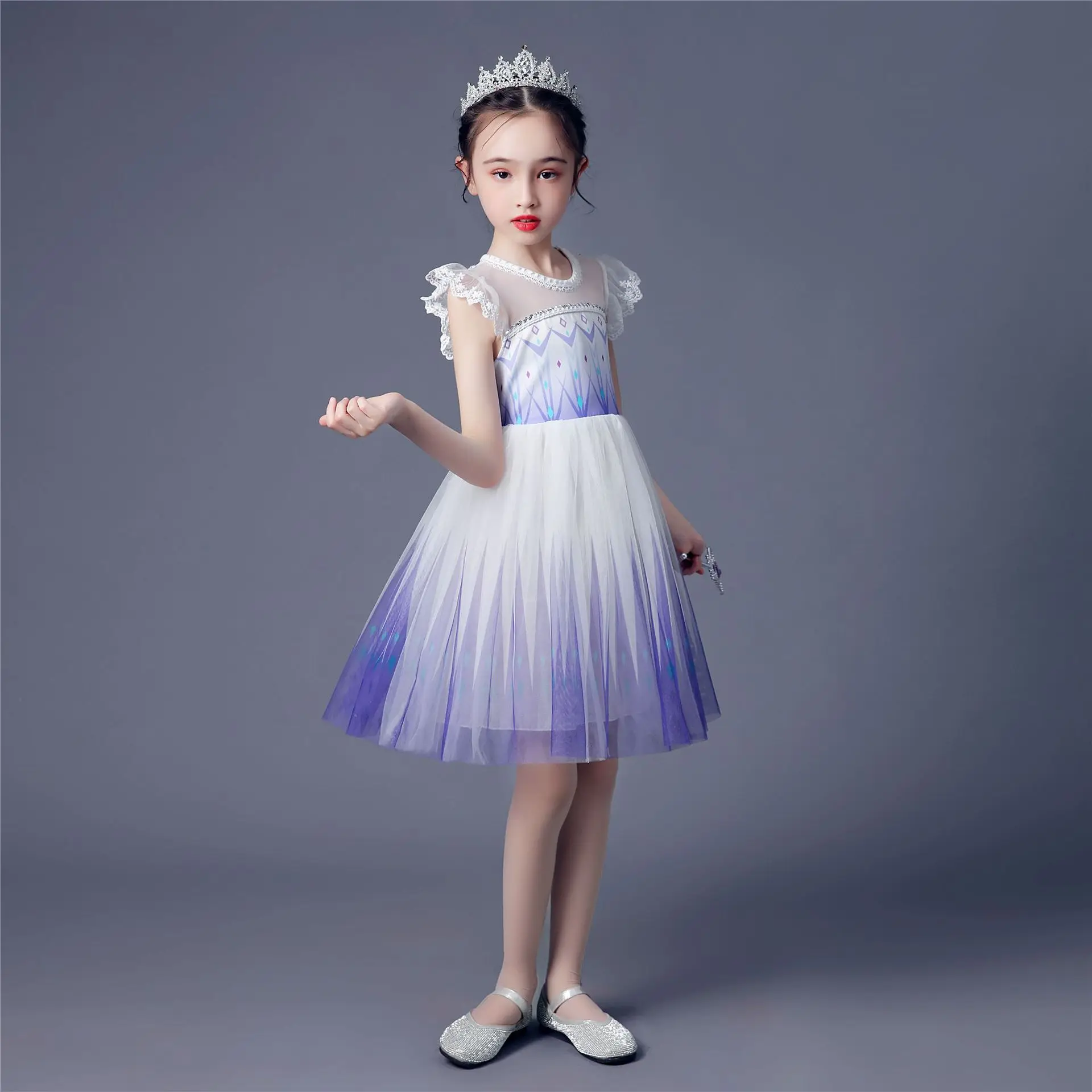 

MQATZ Baby Fashion Girl Party Frock Kids Wedding Dress Fluffy Children Princess Dresses L1966XZ