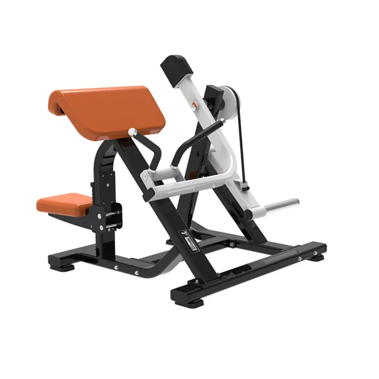

dezhou Gym equipment commercial hammer strength seated biceps machine fitness, Optional