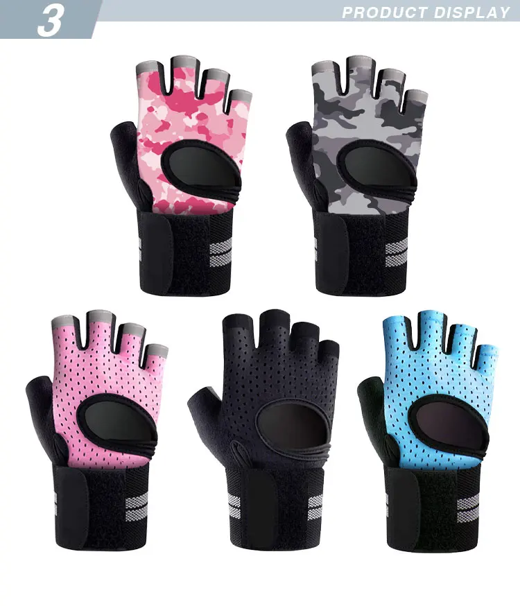 

NEW design best quality sport private label wear workout fitness men weight lifting gym gloves, Customized color