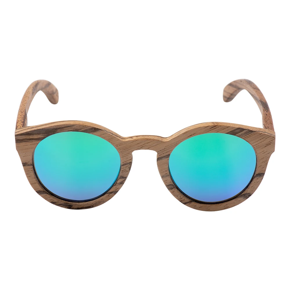 

Custom cateye sunglasses round frame polarized lens wooden sunglasses in bulk