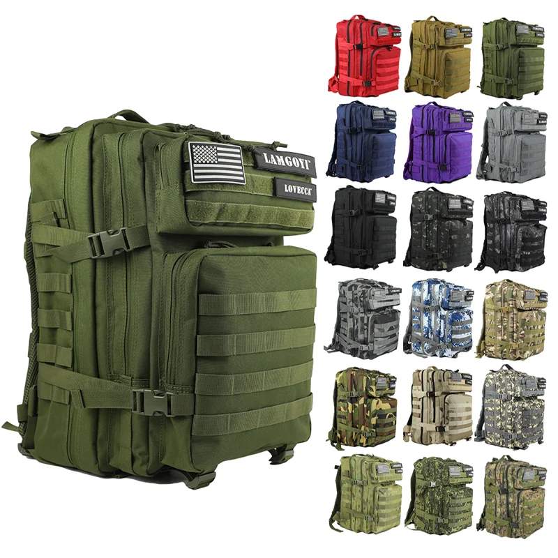 

Factory Price Camping Hiking Trekking Assault Pack Army Molle Bag Tactical Outdoor Backpacks, More color you can choose