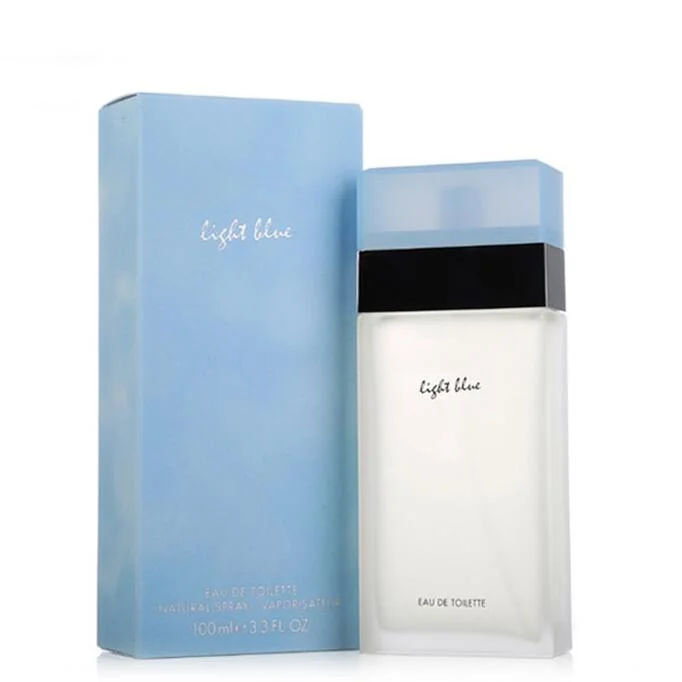 

Light Blue Perfume  3.3oz Women Parfum Fragrance Famous Brand Eau De Toilette Flower Lady Long Smell Spray Fast Delivery