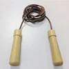 Custom logo speed skipping rope exercise equipment bearing jump rope with leather rope articles to gym