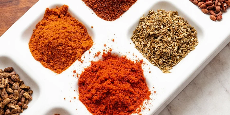 Meme-style checklist image showing the five spice secrets as a fun graphic