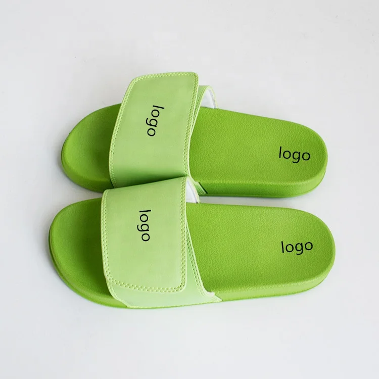 

Wholesale PU Adjusted Strap Designer Slippers Women Customized Slide Sandal Shoes Women Custom Logo Slides Unisex