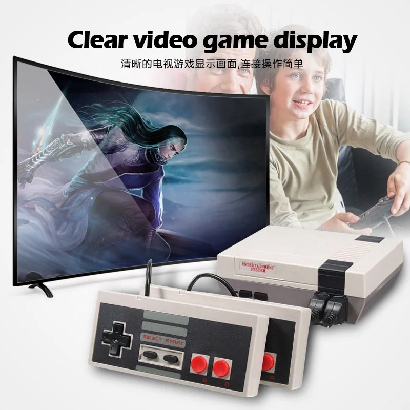 

Factory Directly Sale Mini TV Video Game Console NES 620 Game Console For 8 Bit Gaming Player, Gray