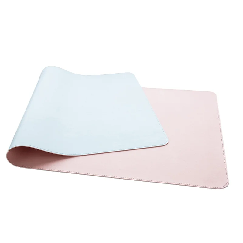 

Custom Office Waterproof Leather Desk Mat, Pink,green,black,brown,blue or custom