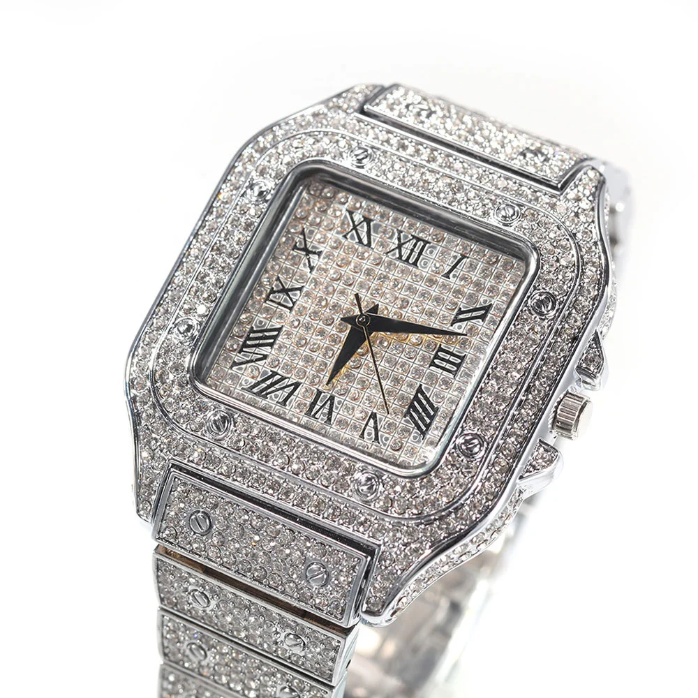

2021 Hip Hop Watches Iced Out Mens Watches in Wristwacthese Luxury Watch for Women Men