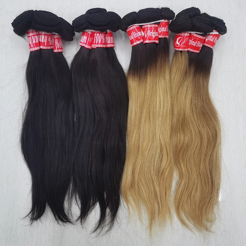 

Letsfly Wholesale Straight Color Hair Weave Brazilian Remy 9A Human Hair Extensions Black 1B27 1Bgrey Free Shipping