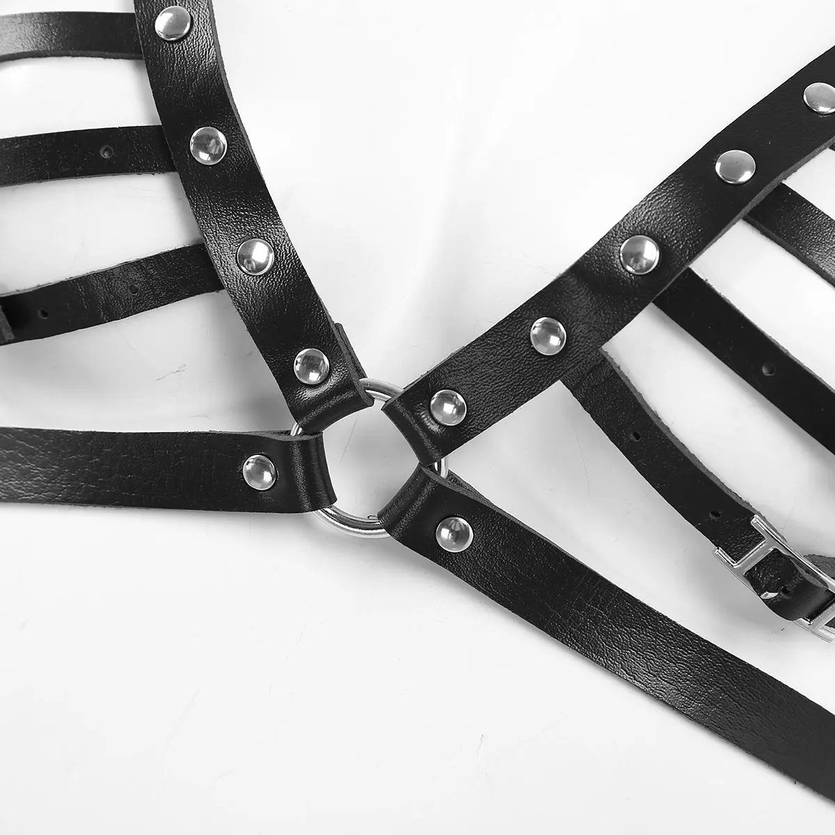 Sexy Pu Leather Harness For Women Fashion Punk Gothic Sexy Hollow Out