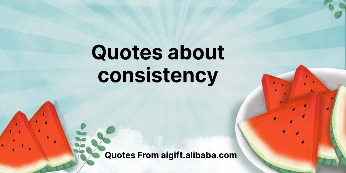 quotes about consistency