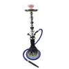 Free Sample flame vase arabic hookah Iron Electroplated With 1.5m hose Factory supply