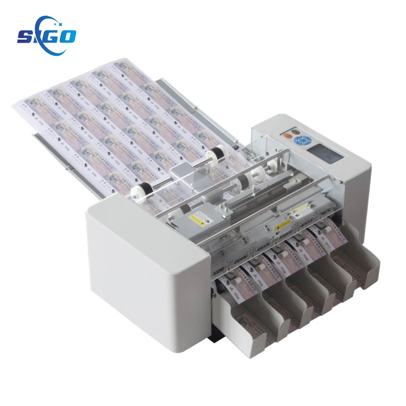
SSA-001-I Multi-function Auto Business Name Card Cutter Machine For Sale 