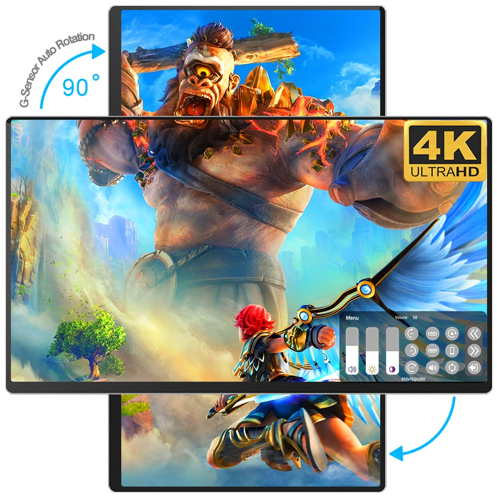 

Laptop Monitors Lcd 15.6" High Quality 156 3840x2160 Gaming Display Return And Replacement Usb Rohs Oem 4k Portable Game Monitor