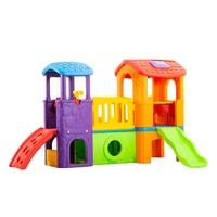 

Hot Sale HDPE Plastic Indoor Slide Combined with Playhouse for Kids and toddlers