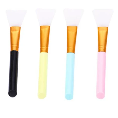 

2021 Amazon Hot For Girls Skin Care And Makeup Plastic Handle Beauty Tool Silicone Mask Brush