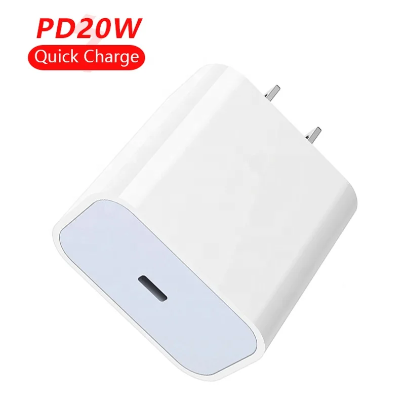 

Wholesale US EU UK AU Plug Type C Travel Charger Power Adapter QC3.0 20W PD Fast Charger USB C Wall Charger For Iphone 12 13, Black white and custom color