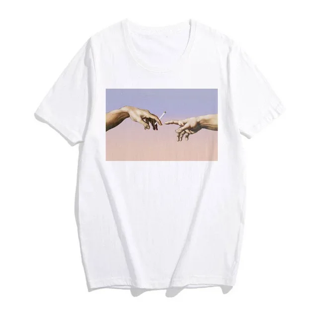 

Women Harajuku Funny Print Tops Tee Hip Hop T-shirts
