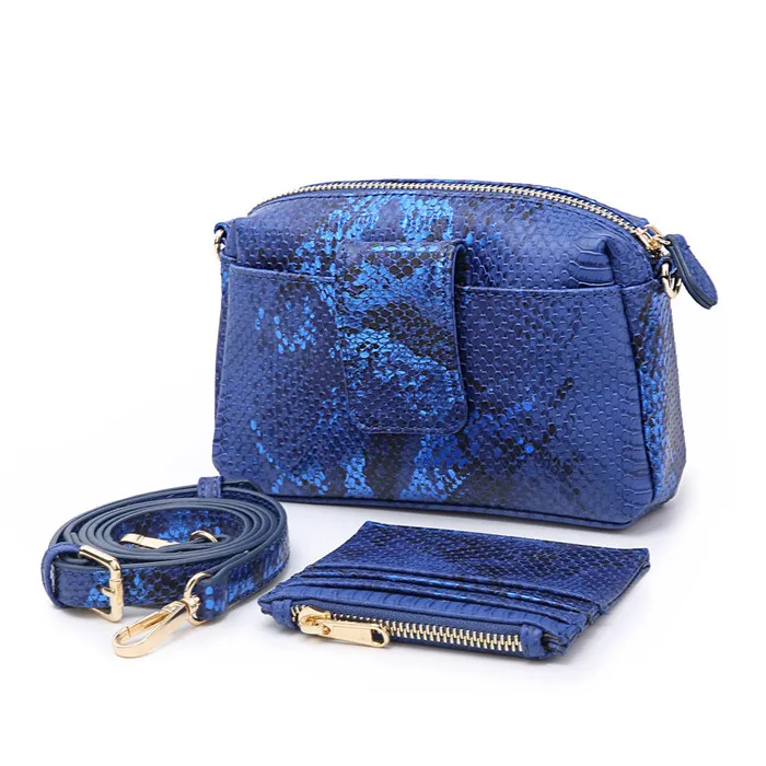 

Middle East hot sales snake pattern women's small phone bag chain shoulder crossbody bag