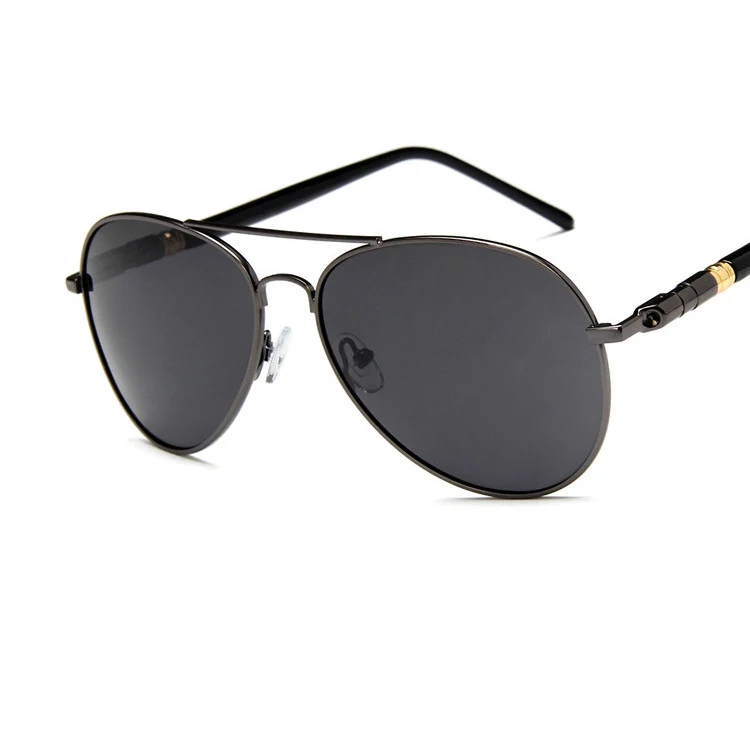 

Polarizing sunglasses metal retro pilot toad glasses male women color film classic driver driving sunglasses, Picture