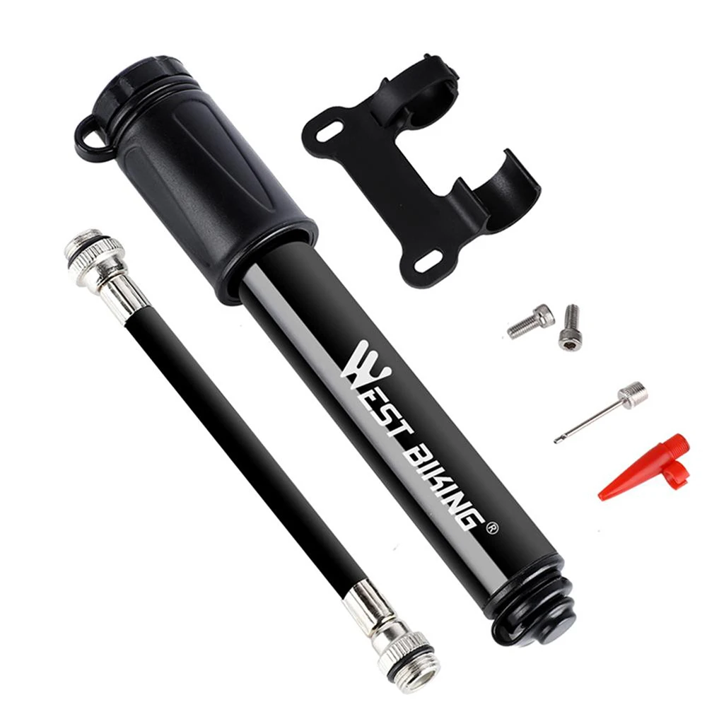 

Bicycle Pump Skillful Manufacture Wear-resistant Mini Bicycle Pump 100PSI Portable MTB Tire Air Inflator with Hose