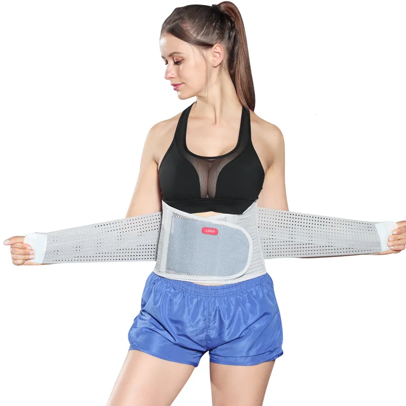 

2021 Hot Sale Lumbar Support Elastic Waist Belt Back Belt Mesh Seat Lumbar Support, Grey