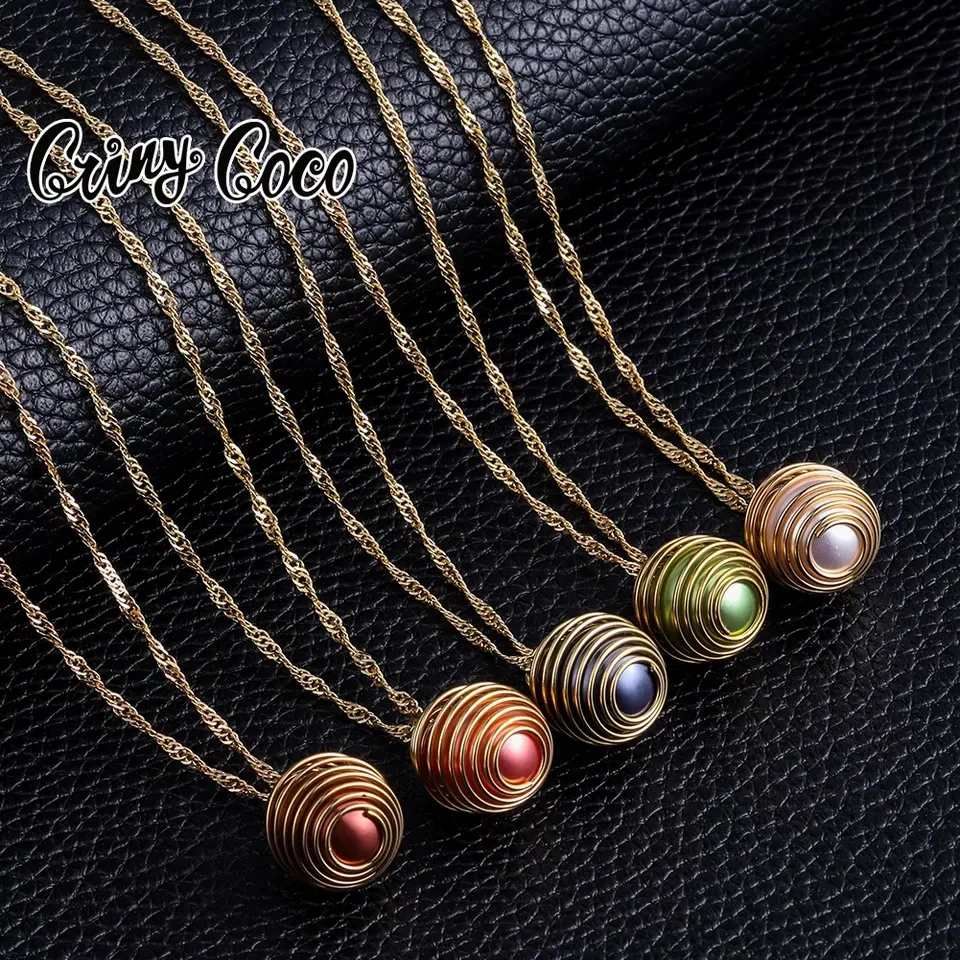 

Cring CoCo Screw Women Polynesian 14k Gold Plated Set Hawaiianwholesale Samoan jewelry Simple Pearl sets, Picture shows