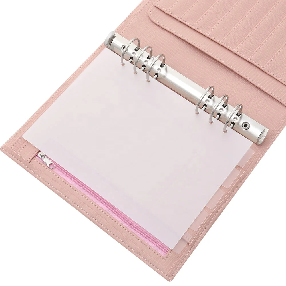 

A5 Binder Plastic Index Dividers with 5 Tabs at Top for 6 Ring Bound Personal Planner as Page Separator/Dashboard
