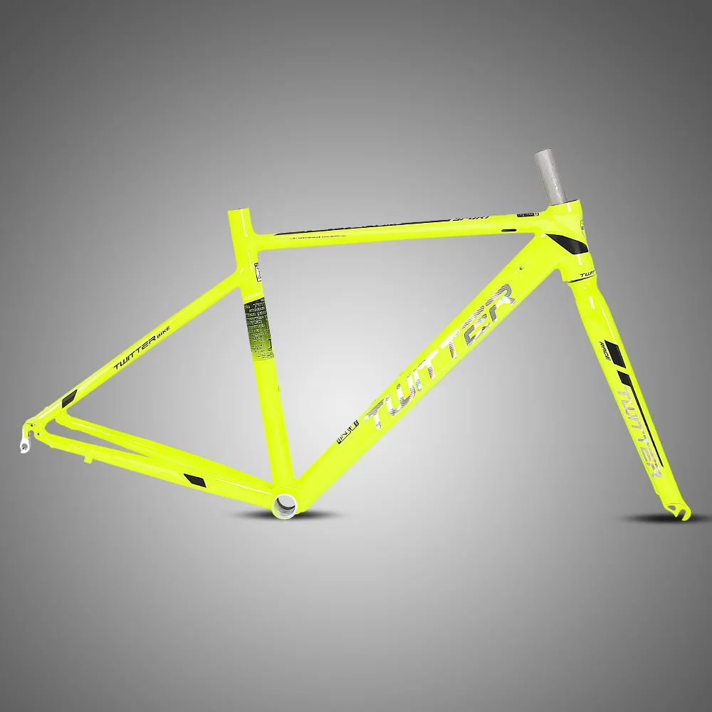 

Online shopping OEM aluminum cyclocross bike frame, Claret / yellow / black / blackred / blackgreen