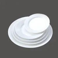 

white porcelain dessert plate, bulk dinner plate, salad plate for hotels