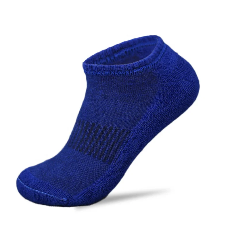

New design summer basketball cushioned running sports socks short men pure color ankle socks, As picture
