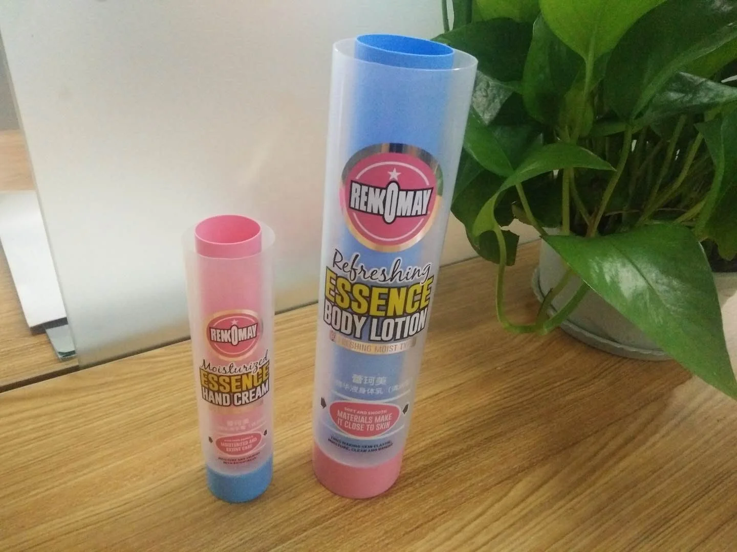 
massage sunscreen cream cosmetic soft plastic skin care hand cream custom cosmetic plastic twin double chamber tube 