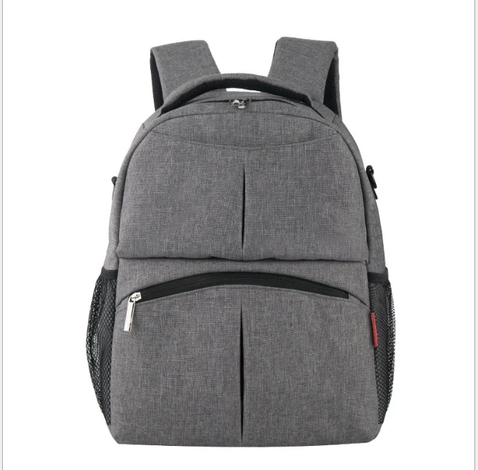 

Diaper cotton linen multifunctional Mommy bags double shoulder waiting Bag Backpack maternal and infant supplies double shoulde